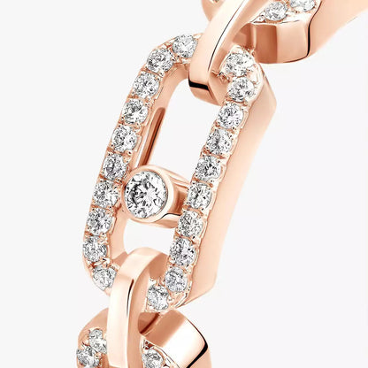 [Renovia Jewelry]Move Link Pave_-Set Diamond Ring