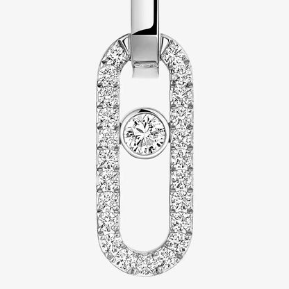 [Renovia Jewelry]Move Link Diamond Earrings